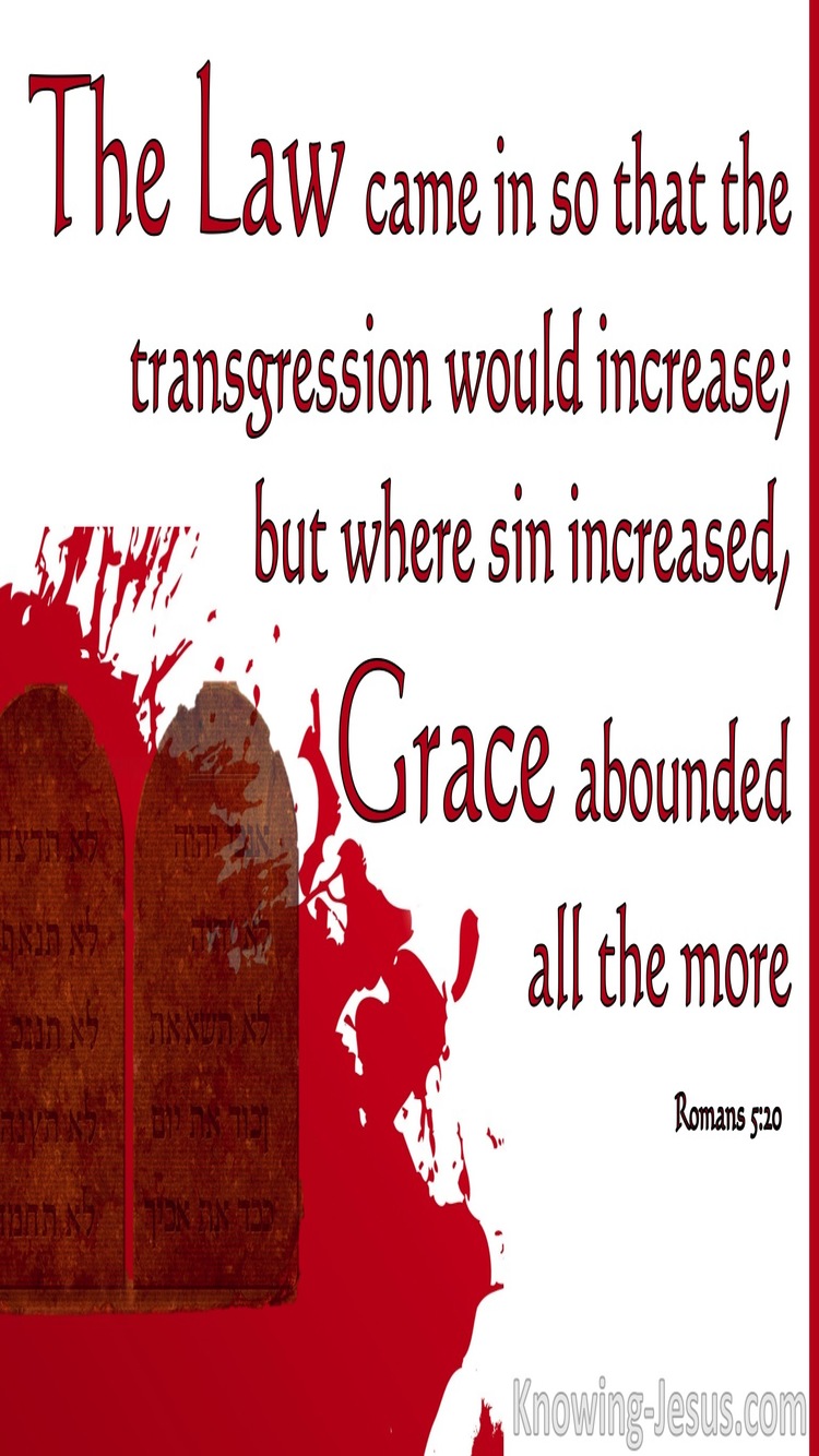 Romans 5:20 Grace Abounded (white)